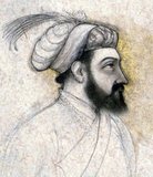 Shah Jahan (also spelled Shah Jehan, Shahjehan, Urdu: شاه ‌جہاں, Persian: شاه جهان) (January 5, 1592 – January 22, 1666) (Full title: His Imperial Majesty Al-Sultan al-'Azam wal Khaqan al-Mukarram, Malik-ul-Sultanat, Ala Hazrat Abu'l-Muzaffar Shahab ud-din Muhammad Shah Jahan I, Sahib-i-Qiran-i-Sani, Padshah Ghazi Zillu'llah, Firdaus-Ashiyani, Shahanshah—E--Sultanant Ul Hindiya Wal Mughaliya, Emperor of India ) was the emperor of the Mughal Empire in the Indian Subcontinent from 1628 until 1658. The name Shah Jahan comes from Persian meaning 'King of the World'. He was the fifth Mughal emperor after Babur, Humayun, Akbar, and Jahangir.<br/><br/>

The period of his reign was the golden age of Mughal architecture. Shahanshah Shah Jahan erected many splendid monuments, the most famous of which is the legendary Taj Mahal at Agra built as a tomb for his wife, Empress Mumtaz Mahal. The Pearl Mosque and many other buildings in Agra, the Red Fort and the Jama Masjid Mosque in Delhi, mosques in Lahore, extensions to Lahore Fort and a mosque in Thatta also commemorate him. The famous Takht-e-Taus or the Peacock Throne, said to be worth millions of dollars by modern estimates, also dates from his reign. He was also the founder of the new imperial capital called Shahjahanabad, now known as Old Delhi.