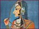 India: Bani Thani, 'Lady of Fashion', a famous Rajasthani painting of the Kishangarh school sometimes called 'India's Mona Lisa' (18th-19th century)