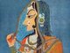 India: Bani Thani, 'Lady of Fashion', a famous Rajasthani painting of the Kishangarh school sometimes called 'India's Mona Lisa' (18th-19th century)